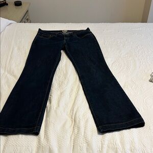 GAP Women's Dark Blue Long and Lean Jeans - 8/29 Long
